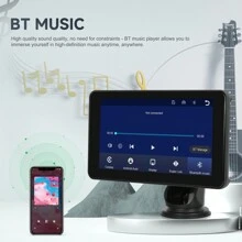 Portable Car Radio Wireless Apple Carplay Android Auto, 7 Inch Touchscreen Car Play Screen With Bluetooth GPS Airplay Mirror Link FM Transmitter AUX + AHD Led Backup Rearview Camera - 7 Inch - View 10