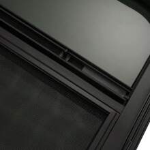 RV Window 14" X 16" , Tiny House Vertical Slider Window For Cargo Trailer, Vintage Technologies RV Windows For Vertical Sliding Replacement Glass &Trim Set - Black - View 5