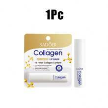 2支装胶原蛋白润唇膏，减少唇纹，防止脱皮和干燥，滋润滋养，提亮唇色 - 白色 - 查看 11