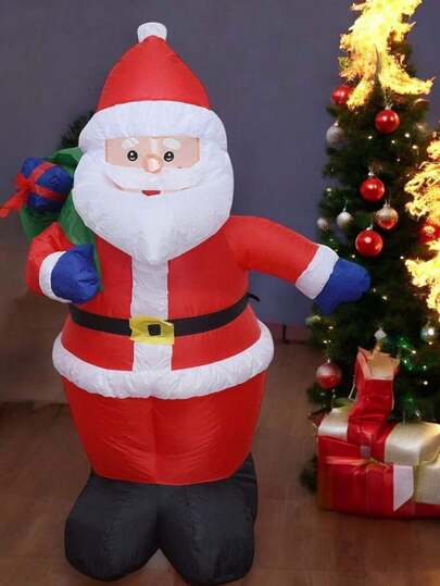 Papa Noel Inflable Navideño Decoracion de Patio o Exteriores