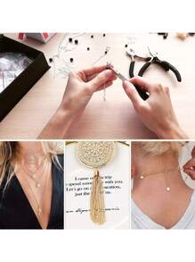 5m/1m 散装不锈钢链，适用于银色/玫瑰金 O 型项链链环，1mm/1.5mm/2mm/2.5mm DIY 珠宝制作材料