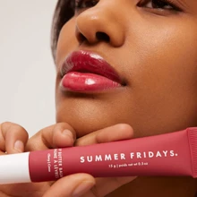 Summer Fridays 0.5 Oz/ 15 G  Lip Butter Balm For Hydration & Shine Color: Vanilla Beige - quả anh đào - Xem 6