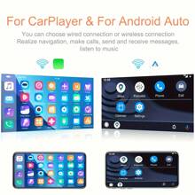 Double Din Car Stereo Radio 7'' HD Touch Screen For Android Auto Universal Car MP5 Player Support Hands-Free Calls FM/TF/USB Steering Wheel Control Mirror Link Rear View Camera(Optional) - 帶相機 - 查看 6