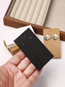 10/50/100pcs Earrings Stud Jewelry Packaging Display Cards - Multicolor - View 8
