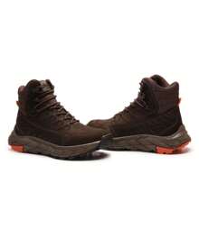 Men's Combat Boot In Genuine Leather With 3D Texture Comfort And High Performance - Rỉ Nâu - Xem 4
