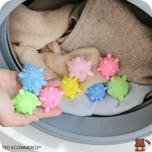 Magic Washing Machine Laundry Balls Kit 4 Units Assorted Colors - 中紫紅色 - 查看 2