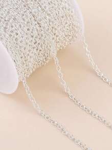 5m/1m 散装不锈钢链，适用于银色/玫瑰金 O 型项链链环，1mm/1.5mm/2mm/2.5mm DIY 珠宝制作材料