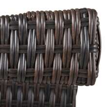 Outsunny Outdoor PE Rattan Rocking Chair, Garden Rocking Chair Set With Armrest And Cushion - Brown - View 7