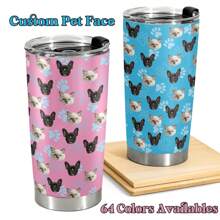 1PC Cốc hình chân thú cưng tùy chỉnh có mặt, Cốc có ảnh thú cưng được cá nhân hóa, Cốc có hình mặt thú cưng tùy chỉnh, Cốc có ảnh, Cốc cà phê, Cốc du lịch có ảnh, Cốc có hình mặt ngộ nghĩnh dành cho chó mèo Bố Mẹ Chồng Vợ Bạn gái Bạn trai Bạn thân Chó Mèo Người yêu thú cưng - màu đen - Xem 2