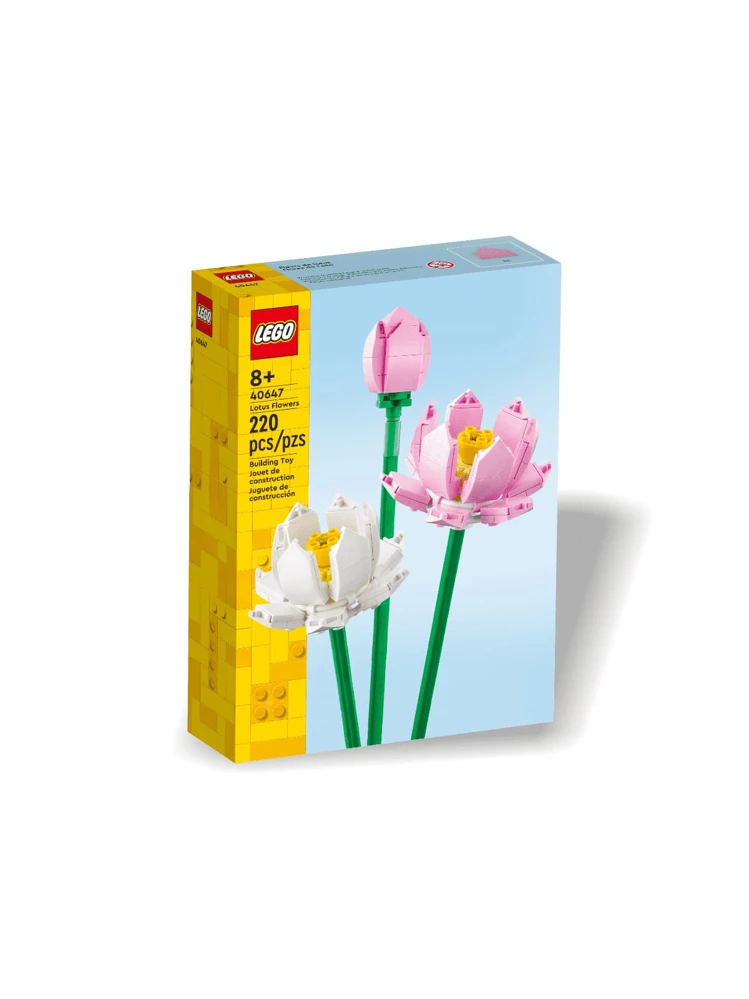 LEGO Botanicals® Lotus Flowers GIRLS FIRST 40647 | SHEIN USA