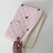 VALUEWIN Laptop Sleeve Tablet Bag Compatible With MacBook In 13 Inch Laptop Carrying Case Bag For & IPad Cute Puffer Laptop Sleeve Tablet Cover Bag For Girls/Student Notebook Protective Cover Tablet Sleeve Bags