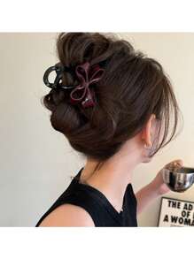 1 Stück Leoparden-Muster Lässig Boho ABS (ABS Harz) Haarspange, ca. 8cm Leoparden Polka Punkt Haarspange, geeignet für Frühling, Sommer und Herbst, für den täglichen Gebrauch, Reisen, Partys und Valentinstag, Haarklammern, Haarkla