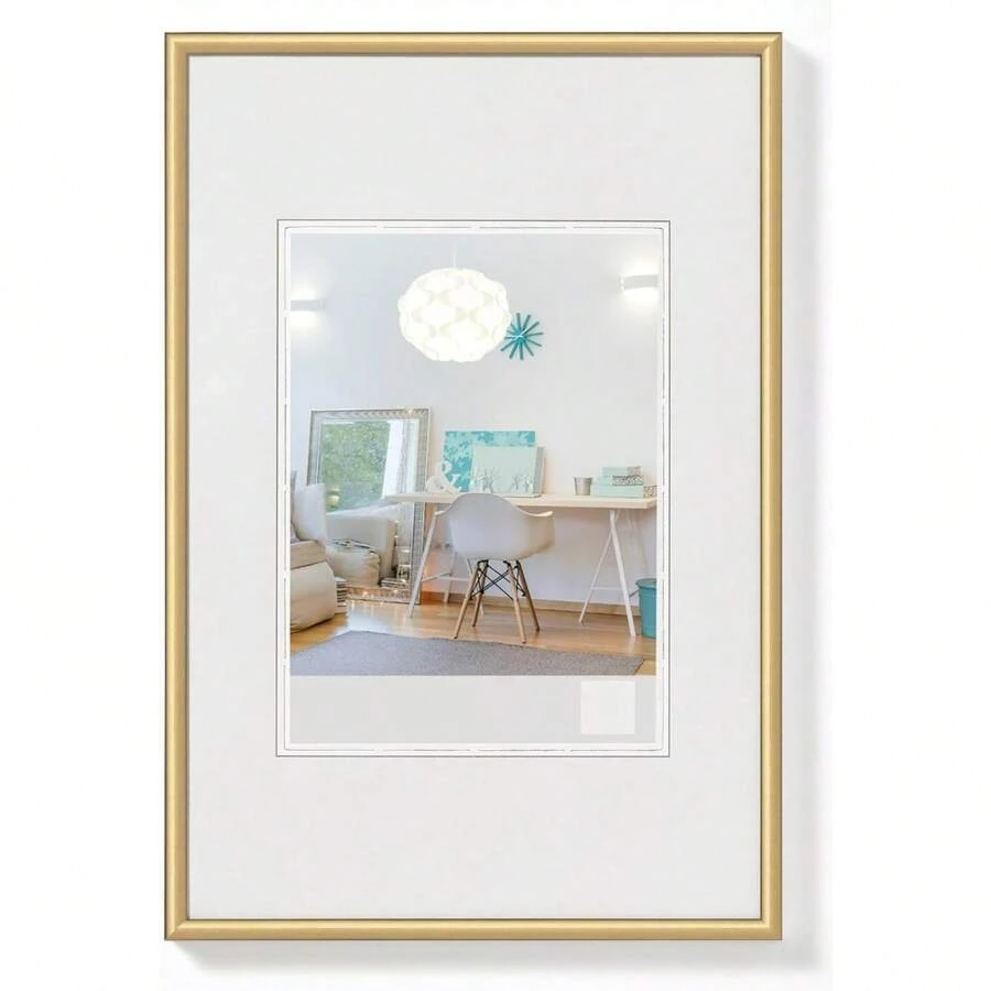 Picture Frame Gold 50 X 70 Cm New Lifestyle Plastic Frame KV070G - Gold - View 1