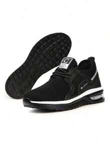 LITTLE MONSTER Tenis De Seguridad Industrial Para Trabajo Hombre Ligero - Blanco y Negro - Ver 3