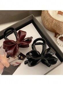 1 Stück Leoparden-Muster Lässig Boho ABS (ABS Harz) Haarspange, ca. 8cm Leoparden Polka Punkt Haarspange, geeignet für Frühling, Sommer und Herbst, für den täglichen Gebrauch, Reisen, Partys und Valentinstag, Haarklammern, Haarkla