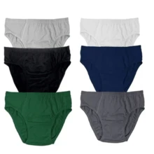 Kit 4 Breathable Cotton Adult Briefs
