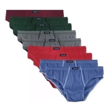 Kit 4 Breathable Cotton Adult Briefs