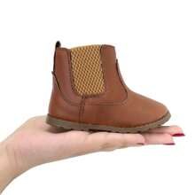 Botina Infantil Bebê Jequinha com Elástico Calce Fácil Sapatinho Antiderrapante Country Farmfun