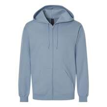 Gildan - Softstyle® Full-Zip Hooded Sweatshirt - SF600 - 石藍 - 查看 4
