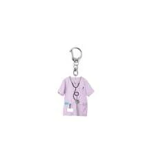 3pcs/1pc Nurse Keychain - 2D Acrylic Design With Stethoscope & Name Tag Acrylic Pendant - Perfect Gift For Nurse Appreciation Halloween School Letter Car Accessories Cute Goth Y2k