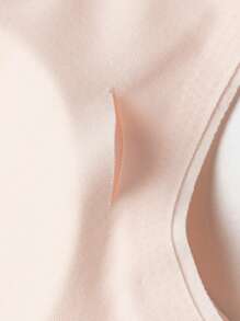 Balabala Girls' Developmental Bra With Foam Padding, Flexible Design For Young Students - White Red - View 4