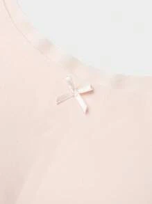 Balabala Girls' Developmental Bra With Foam Padding, Flexible Design For Young Students - White Red - View 3