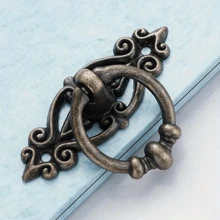 2 Stücke Vintage Schubladengriffe, Türgriffe aus Zinklegierung für Schrank, Kleiderschrank & Schranktüren, dekorative Möbelaccessoires