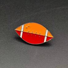 优雅配饰运动系列金属胸针，球拍、足球、羽毛球、橄榄球、篮球、乒乓球拍设计，时尚徽章胸针，节日礼物学校背包万圣节珠宝服装配饰包饰办公室配饰圣诞节 - A - 查看 10