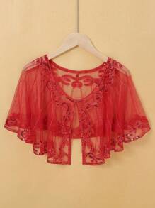 1 chiếc áo len cardigan ren sequin mỏng - Nhiều màu - Xem 2