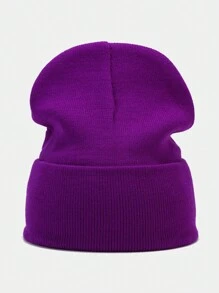 [Personalizzato] 1 pezzo Berretto unisex personalizzato con testo, nome o logo, berretto lavorato a maglia con bordo arrotolato, adatto per uso quotidiano e può essere regalato ad amici, familiari e amanti. Colorato, carino, adorabile, divertente, kawaii, stile Y2K, elegante, unisex, casual, personalizzato, unico, regali ideali per lui, regali ideali per lei, lei, ragazzo, ragazza, famiglia, amici