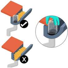 4pcs Gutter Filters, Gutter Cover Sheet Metal Gutter Screen Gutter Protection Metal Gutter Guard For Home, Eaves, Ditch, Sewer - Silver - View 3