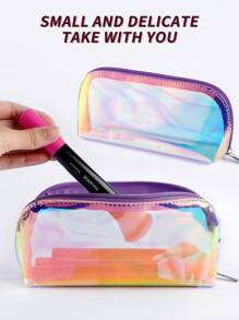 MAANGE 13pcs Professional Soft Long Tube Makeup Brush Set With Colorful Cosmetic Bag,Soft Foundation Brush, Eyeshadow Brush, Eyebrow Brush, Blending Brush,Highlight Brush,Concealer Brush,Makeup Brush For Powder Liquid Cream,For Daily Use And Travel,Makeup Accessories Gifts For Friends ﻿ ﻿ ﻿ - 彩色 - 查看 11