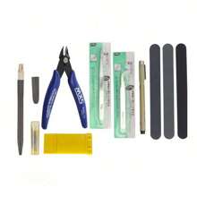 Gunpla 基本入门工具包套装，适合初学者模型制作，VT031 - 黑色 - 查看 2