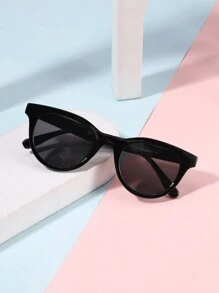 1/2 件装 青少年 12-16 岁 亚克力圆形镜框时尚眼镜，适合假日外出和作为节日礼物