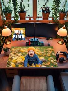 Custom Photo Mousepad - Personalized Mouse Pad - Photo Printed On Mousepad - Custom Printed Mousepad - Personalized Office Gifts Back To School - Table Mat Style 5 - View 2