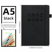 Lịch giờ 2025-2026, Lịch trình hàng tháng, Kế hoạch quản lý thời gian hàng ngày, Sổ tay năng suất văn phòng, Quà tặng năm mới, Kế hoạch, Chương trình nghị sự, Lịch năm, Sổ tay - 1 bản sao - Xem 2