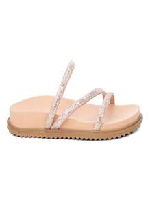 Women's  Sandal With Shiny Glitter Rhinestones - 乾枯玫瑰色 - 查看 2