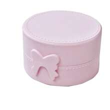1pc Living Room Bedroom Bow Jewelry Storage Box Plastic Box Desktop Storage Box Organizing Accessories Storage Hair Clip Portable Dustproof Box Small Items Miscellaneous Storage Couple Style - Multicolor - View 10
