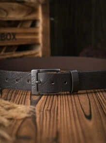 1pc Men's Brown Vintage PU Leather Pin Buckle Belt, Suitable For Casual & Business, A Great Gift Summer, School Casual, Business, Boyfriend Husband Father Dad Men Gift, Daily Wear, Fashion, Teen, Outdoor, Vacation, Athletic, Travel, Street, Boho, Vintage Fall, Autumn, Halloween Autumn-Winter Accessories,Suitable For Teens, Youth,Men,Casual, Outdoor, Athletic, Vacation, Graduation Gifts, Birthday, Daily Wear - Multicolor - View 8