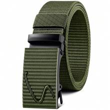 Set de 3 Cinturones de nilón Nuevos Cinturones militares y tácticos de hombre para uso al aire libre, entrenamiento pesado y caza
