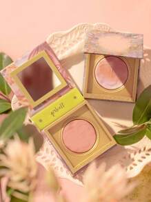 GIRLCULT Rubor de estado de ánimo (01 Alegre), textura sedosa y ligera sin polvo, fácil de mezclar, moldeable, crea un color atmosférico, acabado mate o perlado, color de larga duración, realza los contornos faciales, empaque de regalo - 01 borracho - Ver 8