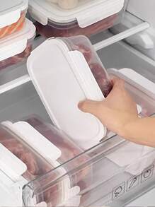 10 Piezas de Recipientes de Almacenamiento de Alimentos Apilables "Fácil de Limpiar", 850ml/1400ml - A Prueba de Fugas y Aptos para Microondas para Refrigerador y Uso en Exteriores - Ver 10