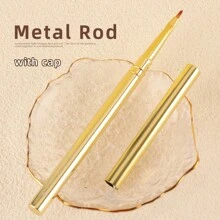 1/11 Peças Pincel Liner de Arte de Unhas, Pincel de Pintura com Padrão de Listras, Pincel de Extensão de Gel Acrílico UV, Caneta de Desenho e Escultura, Ferramenta de Manicure, Pincel de Unhas - Dourado - Visão 7