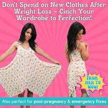 2pcs 3.5cm Angel Theme Dress Clips - Non-Slip, Invisible Waist & Back Adjustable, Perfect Fit For Dresses, Skirts, Blouses And Shawls - Multicolor - View 8