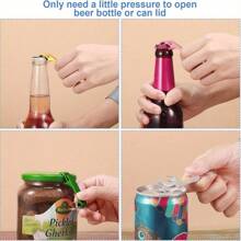 [Custom]100pcs Customizable Metal Bottle Openers Keychains, Elegant Portable, Perfect For Picnics, Personalized Gifts For Bar & Birthday Parties, Kitchen & Restaurant Accessories, No Power Required, Party, Birthday Decoration ,Ornamental Fashionable,High-Quality,Stylish,Exquisite Custom,Personalized,Unique Ideal Gifts For Her Her,Boyfriend,Girlfriend,Dad,Family,Mom,Friends,Pets,Son,School Students,Daughter,Workers School,Home,Office, Gift For Father - Multicolor - View 4