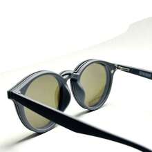 Unisex Clip-On AQ2180 3 Lens Polarized Glasses Frames With Spring TR-90 Magnetic Eyewear - Xám - Xem 5