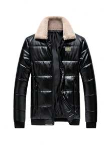 Nouvelle arrivée Veste d'automne/hiver pour homme, col montant, épais manteau matelassé chaud, style américain workwear