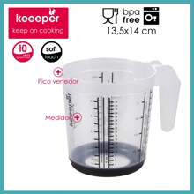 Well Home Jauge, PP/TPE, Gris Graphite, 1 Litre
