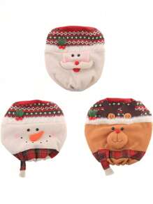 1 件装圣诞饮水机罩高弹力水桶防尘罩，适用于饮水机瓶盖，带松紧带，适合圣诞节家居装饰、老人、雪人、驯鹿 - 彩色 - 查看 6