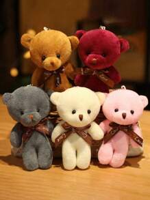 5个/10个可爱迷你泰迪熊毛绒玩具，柔软舒适，可用作毛绒玩具、关节熊、婚礼花束礼物、钥匙扣、装饰娃娃、创意礼物，适合儿童生日派对、家居装饰、女孩房间装饰、感恩节和其他场合。 - 彩色 - 查看 16